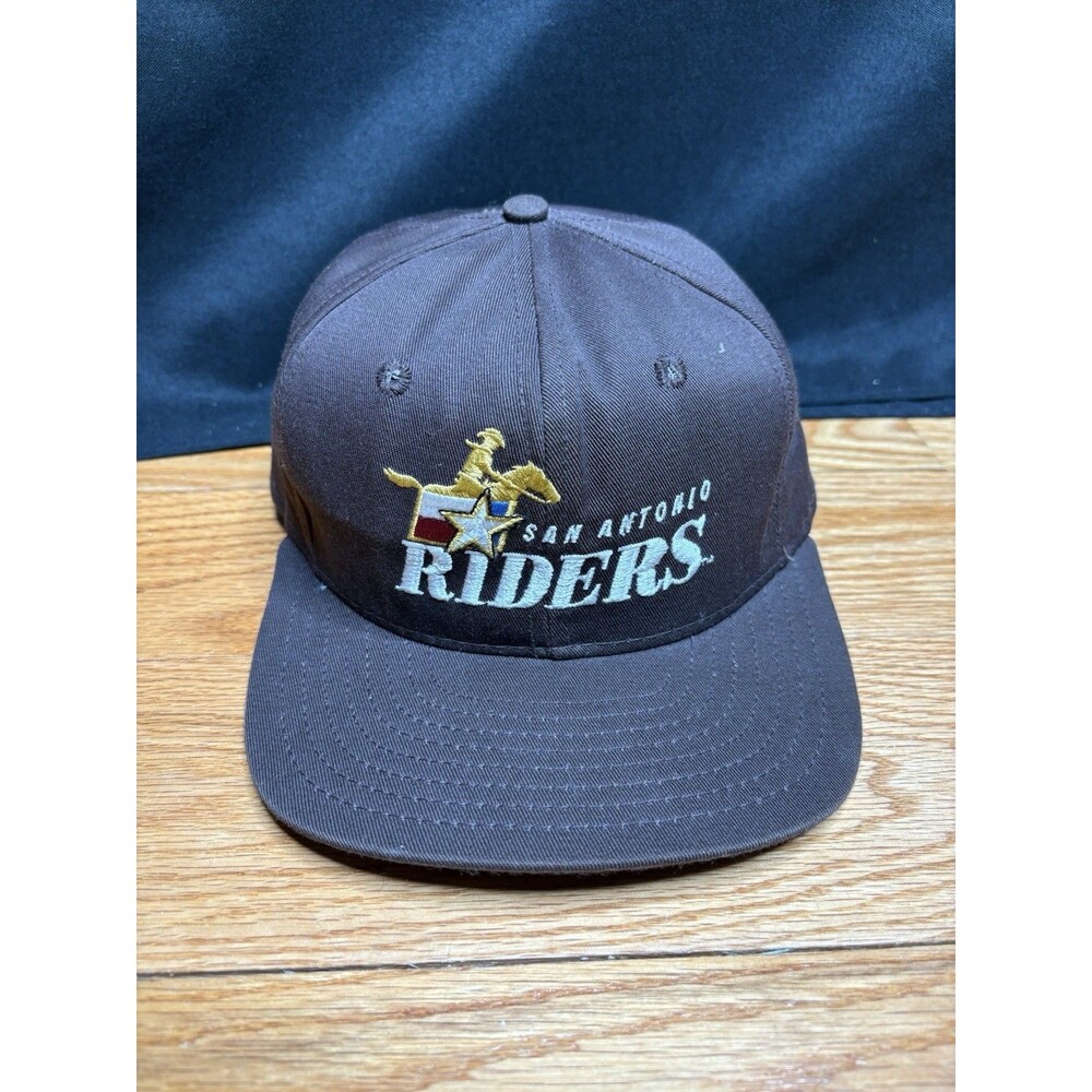 Vintage 90’s San Antonio Riders Snapback Hat Cap World Football AJD Made in USA